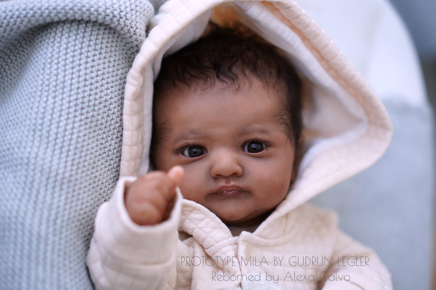 Baby Mila - Prototipo de Gudrun Legler, Reborn de Alexa Calvo