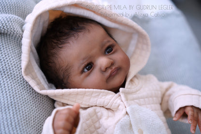 Baby Mila - Prototipo de Gudrun Legler, Reborn de Alexa Calvo