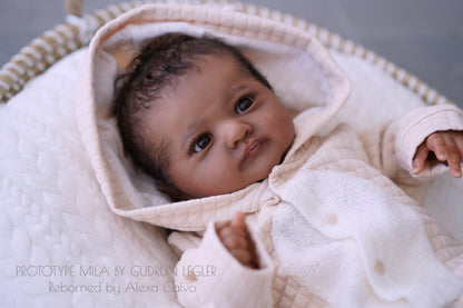 Baby Mila - Prototipo de Gudrun Legler, Reborn de Alexa Calvo