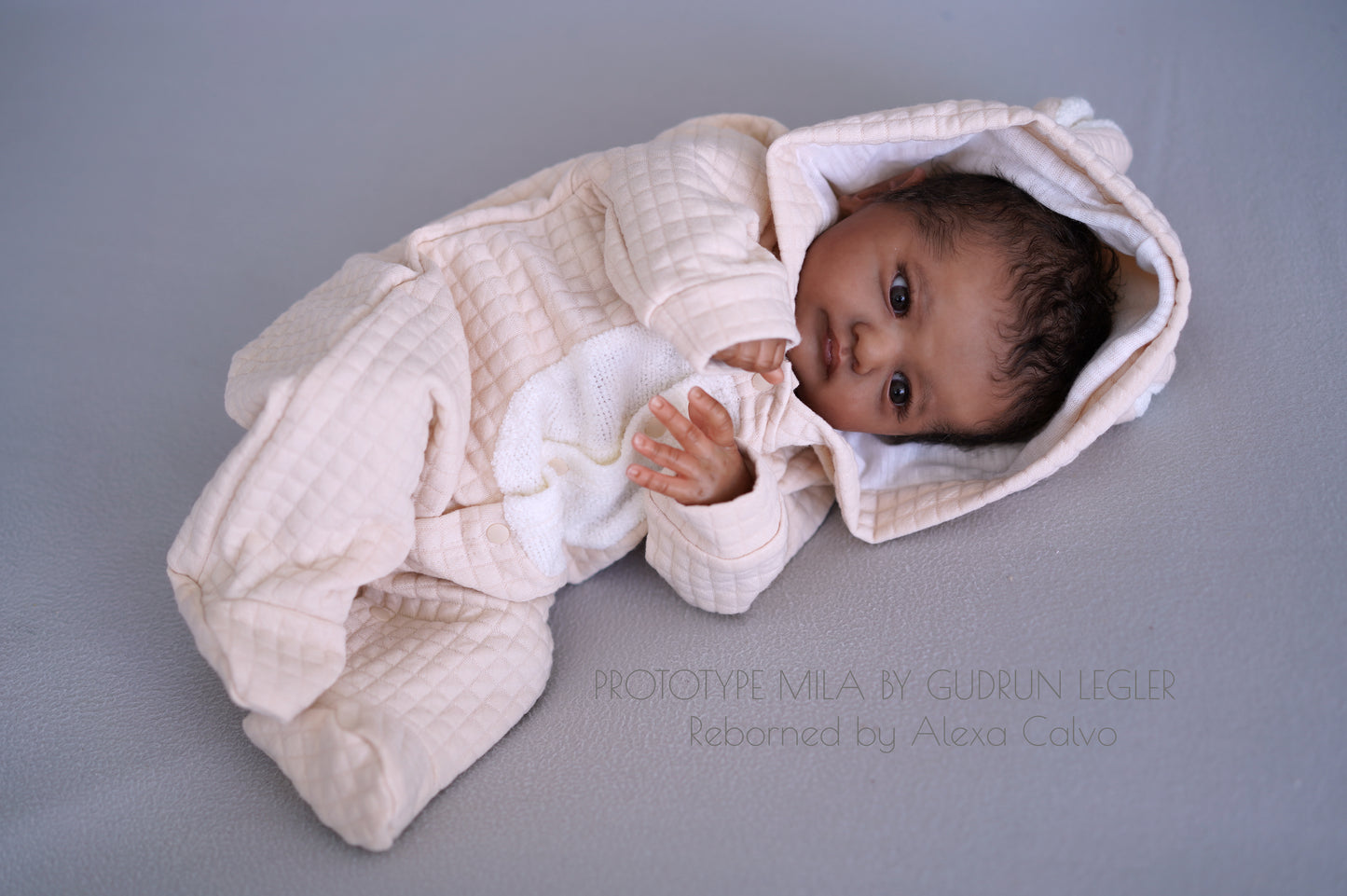 Baby Mila - Prototipo de Gudrun Legler, Reborn de Alexa Calvo