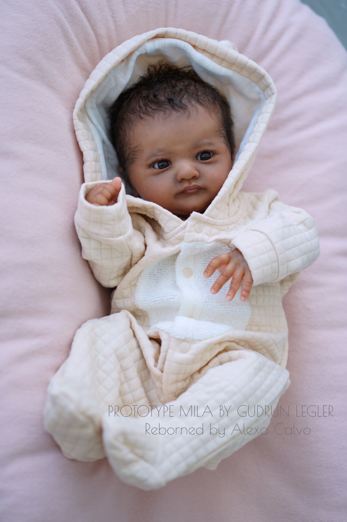 Baby Mila - Prototipo de Gudrun Legler, Reborn de Alexa Calvo