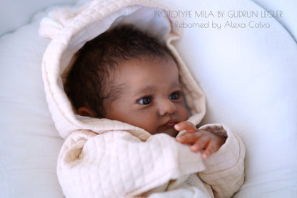 Baby Mila - Prototipo de Gudrun Legler, Reborn de Alexa Calvo