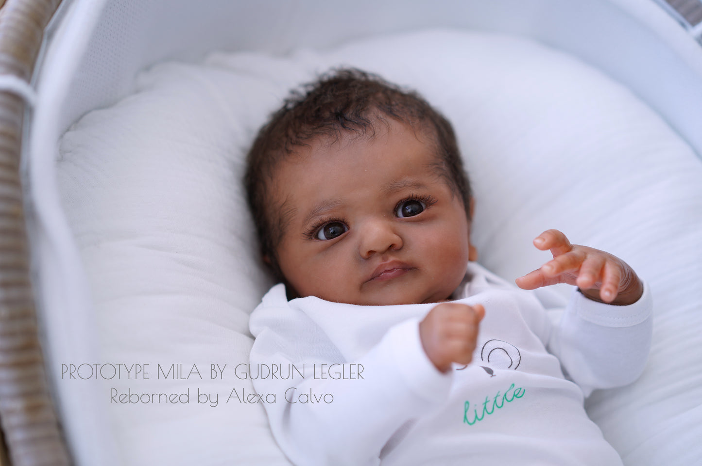 Baby Mila - Prototipo de Gudrun Legler, Reborn de Alexa Calvo