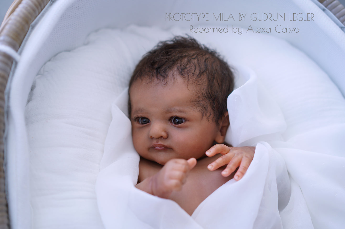 Baby Mila - Prototipo de Gudrun Legler, Reborn de Alexa Calvo