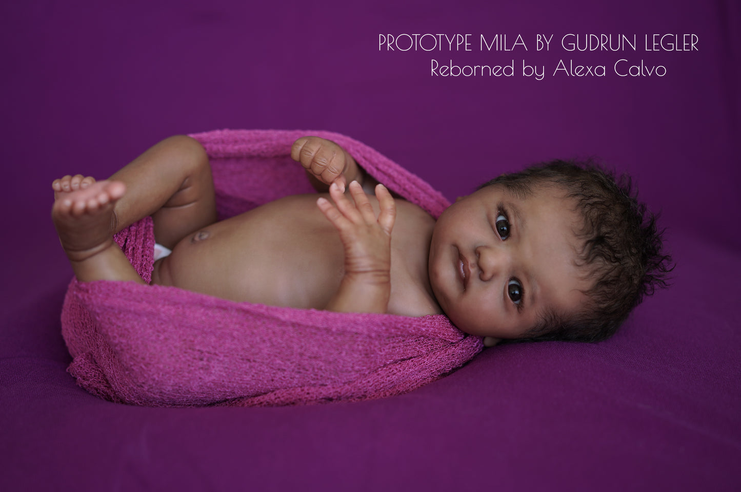 Baby Mila - Prototipo de Gudrun Legler, Reborn de Alexa Calvo