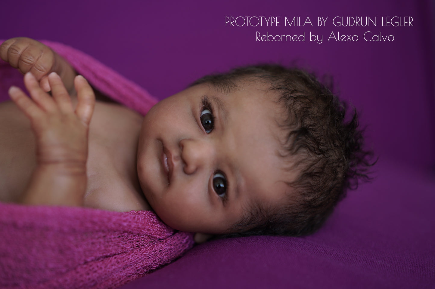 Baby Mila - Prototipo de Gudrun Legler, Reborn de Alexa Calvo