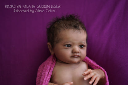 Baby Mila - Prototipo de Gudrun Legler, Reborn de Alexa Calvo