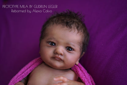 Baby Mila - Prototipo de Gudrun Legler, Reborn de Alexa Calvo