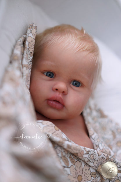 Baby Ellie - Prototipo de Irina Kvetkovskaya, Reborn de Alexa Calvo 