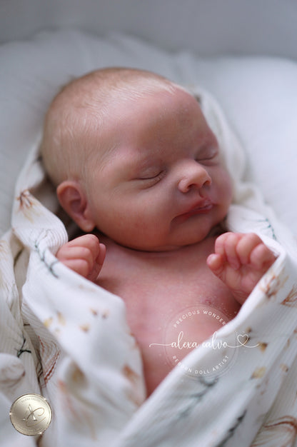 Baby Lucas - Prototipo de Cassie Brace, Reborn de Alexa Calvo 