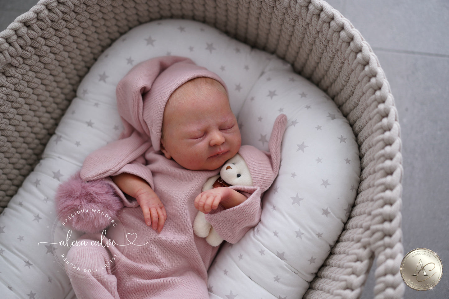 Baby Orla – Prototyp von Sabine Altenkirch, wiedergeboren von Alexa Calvo 