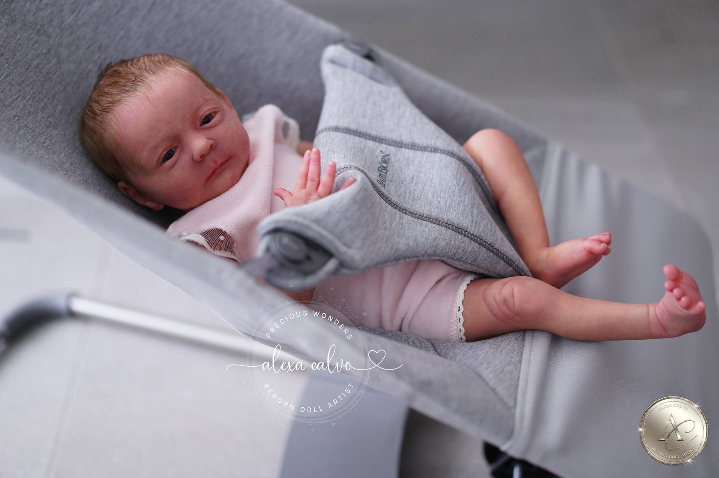 Baby Melissa – Prototyp von Viviane Aleluia, wiedergeboren von Alexa Calvo 