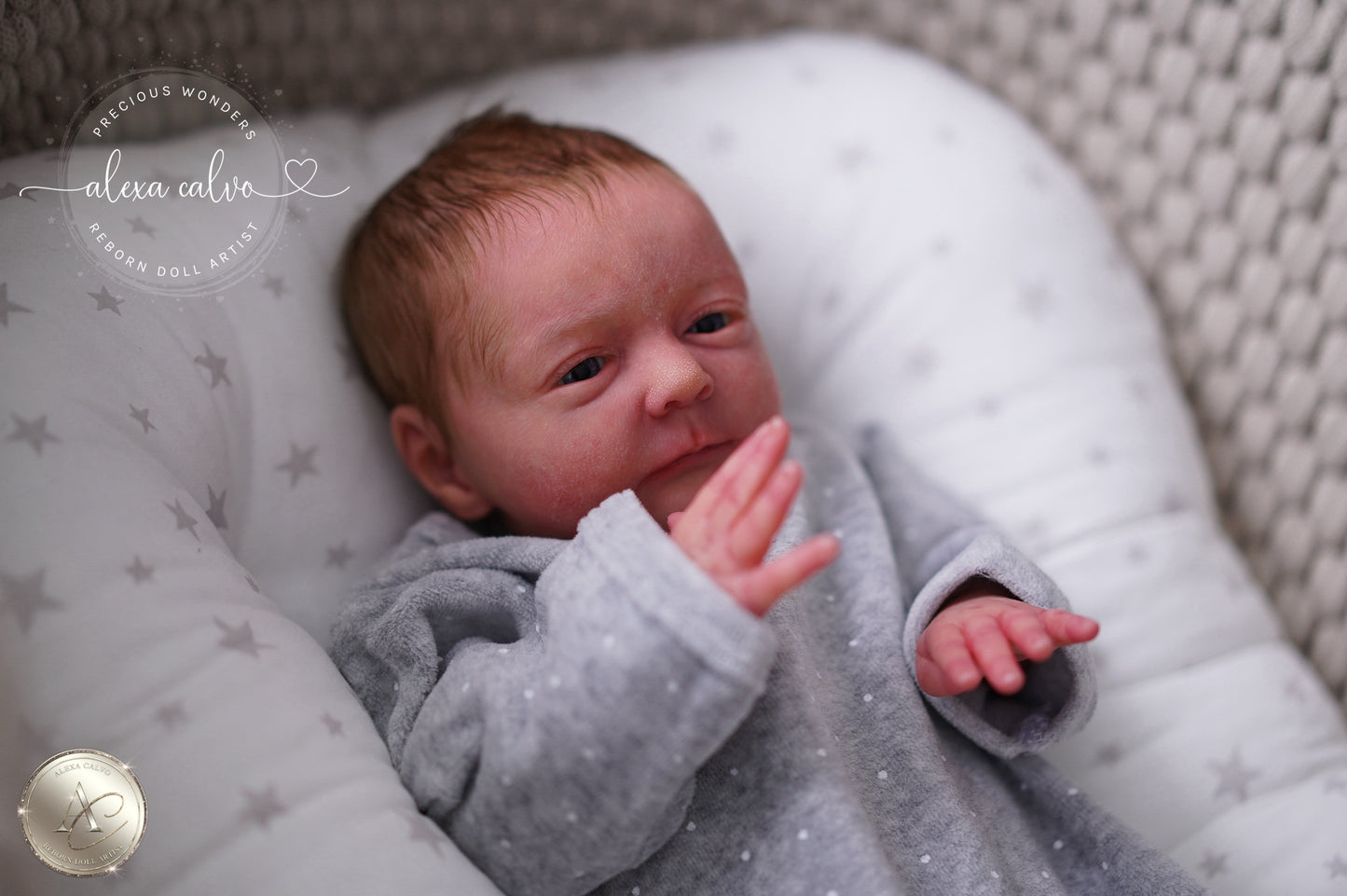 Baby Melissa – Prototyp von Viviane Aleluia, wiedergeboren von Alexa Calvo 