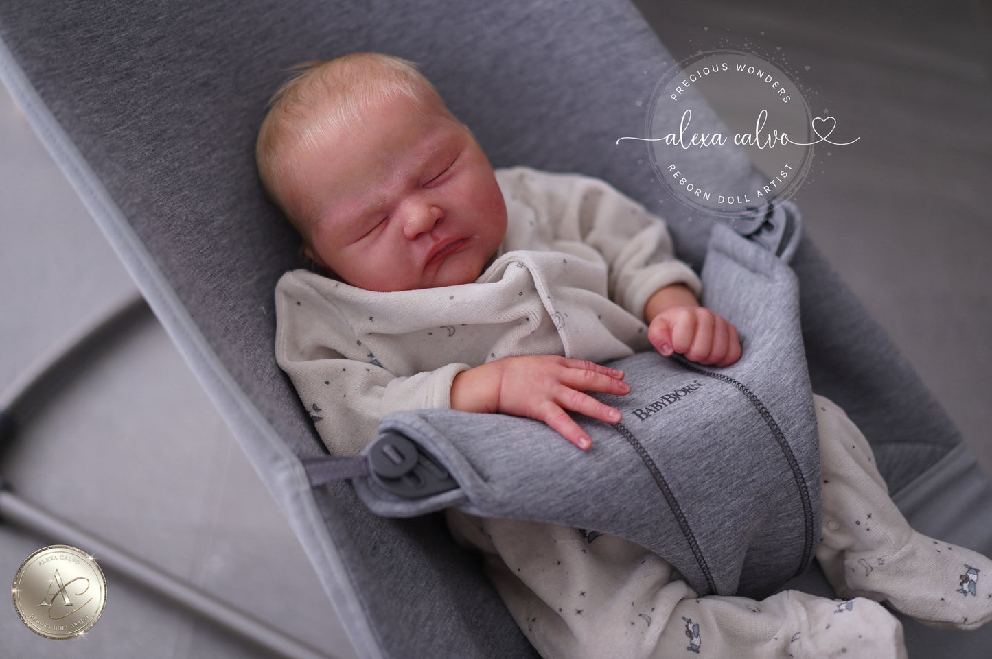 Baby Zachary – Prototyp von Lisa Stone, Reborn von Alexa Calvo 