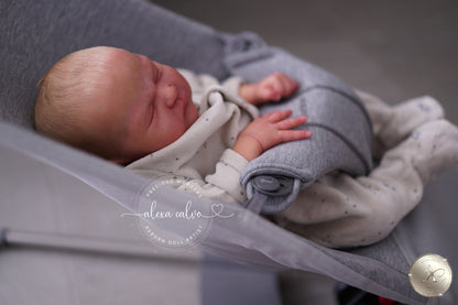 Baby Zachary – Prototyp von Lisa Stone, Reborn von Alexa Calvo 