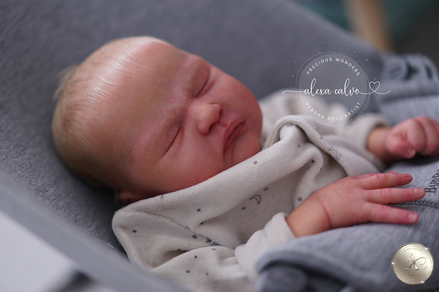 Baby Zachary – Prototyp von Lisa Stone, Reborn von Alexa Calvo 