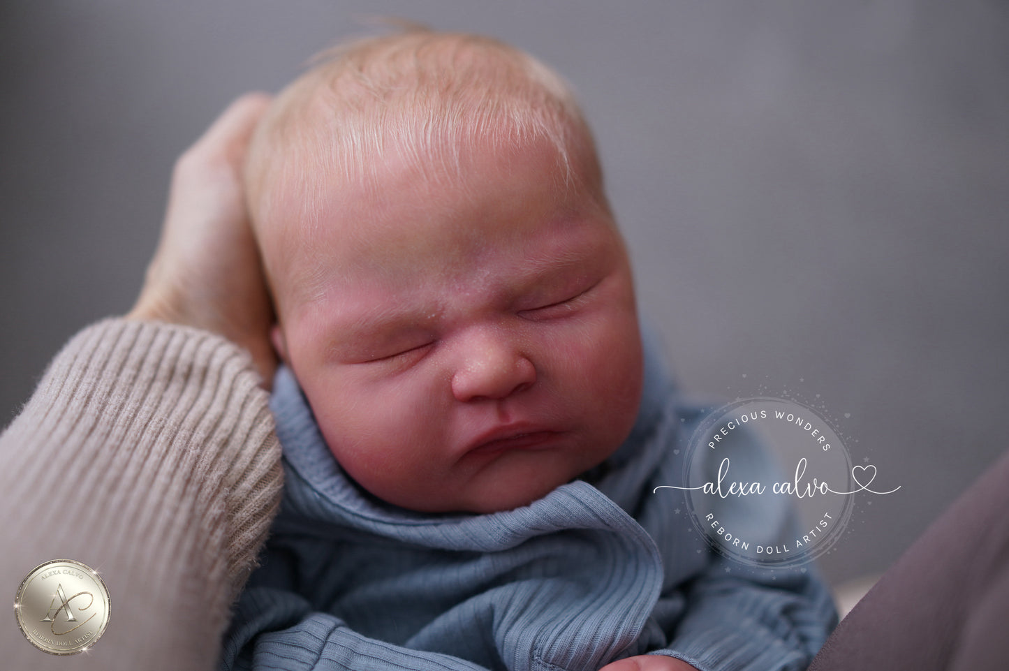 Baby Zachary – Prototyp von Lisa Stone, Reborn von Alexa Calvo 