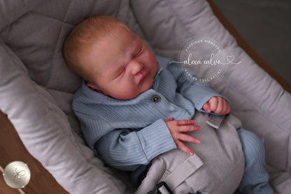 Baby Zachary – Prototyp von Lisa Stone, Reborn von Alexa Calvo 