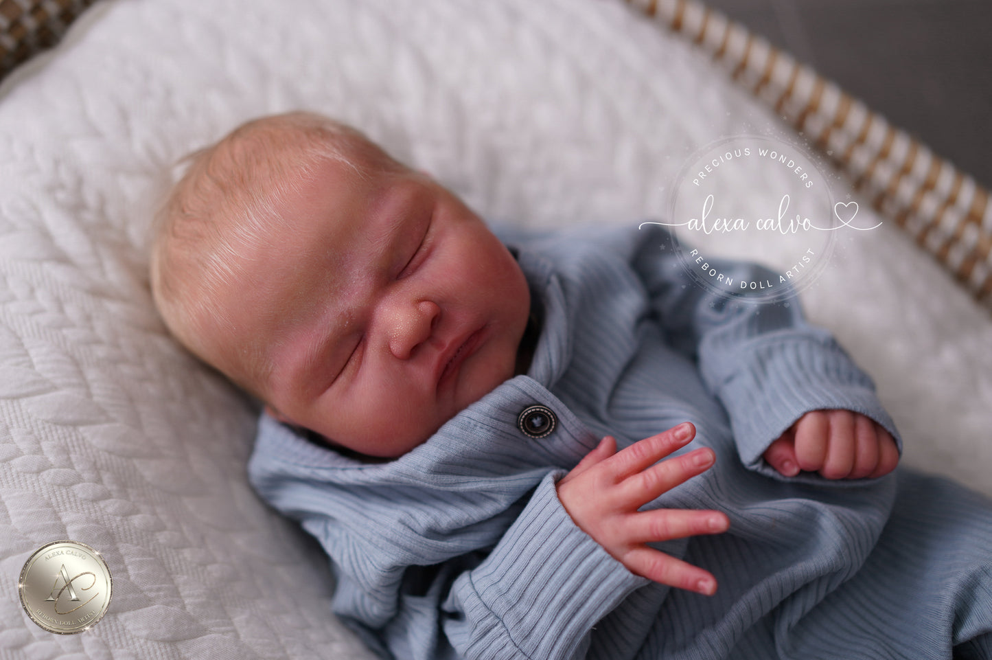 Baby Zachary – Prototyp von Lisa Stone, Reborn von Alexa Calvo 