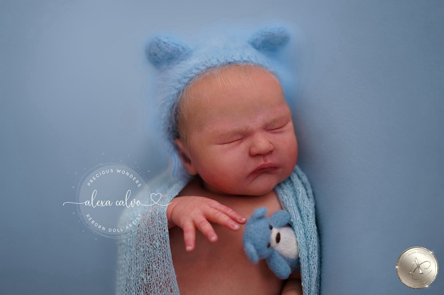 Baby Zachary – Prototyp von Lisa Stone, Reborn von Alexa Calvo 