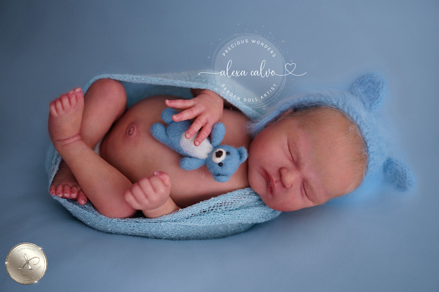 Baby Zachary – Prototyp von Lisa Stone, Reborn von Alexa Calvo 