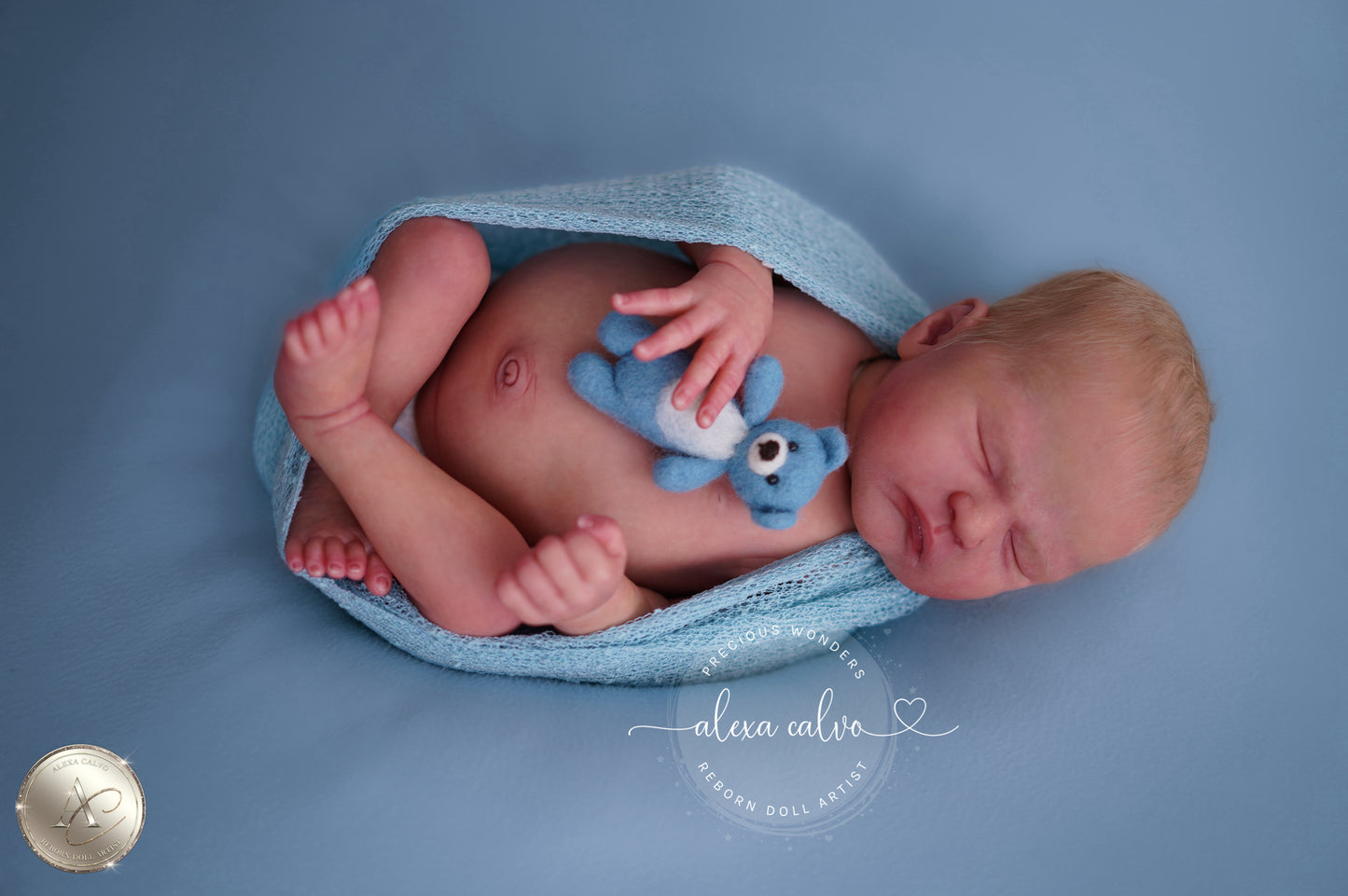 Baby Zachary – Prototyp von Lisa Stone, Reborn von Alexa Calvo 