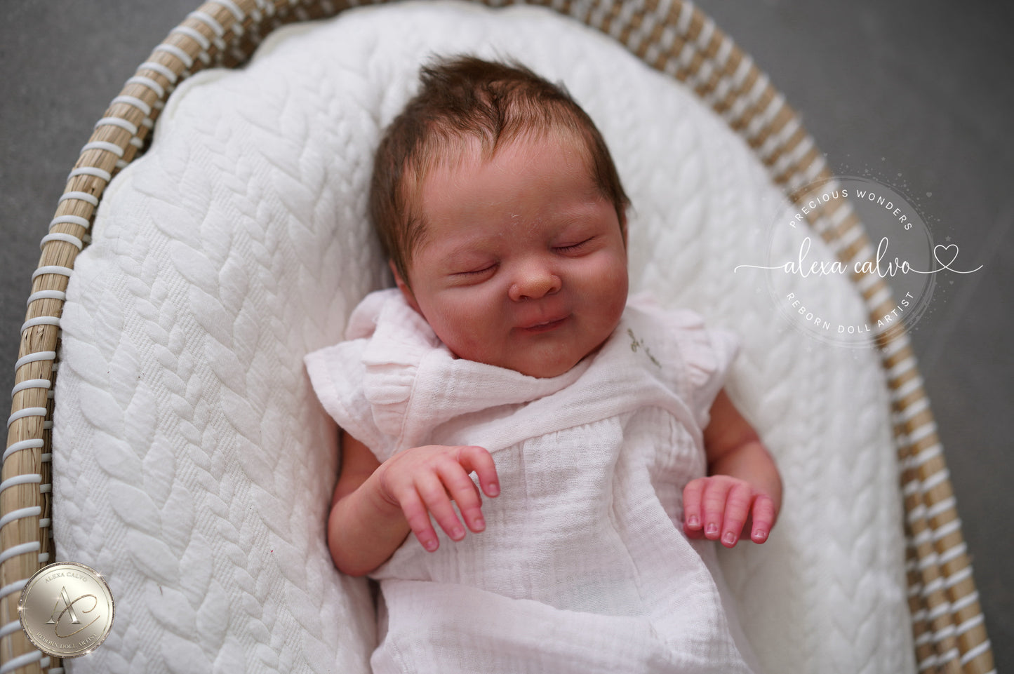 Baby Olivia – Prototyp von Irina Kaplanskaya, Reborn von Alexa Calvo 