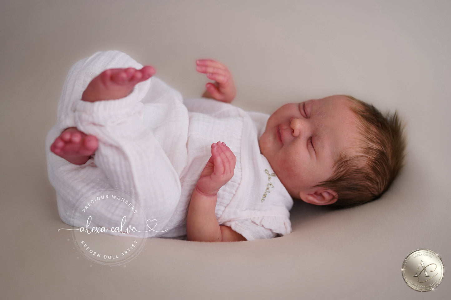 Baby Olivia – Prototyp von Irina Kaplanskaya, Reborn von Alexa Calvo 