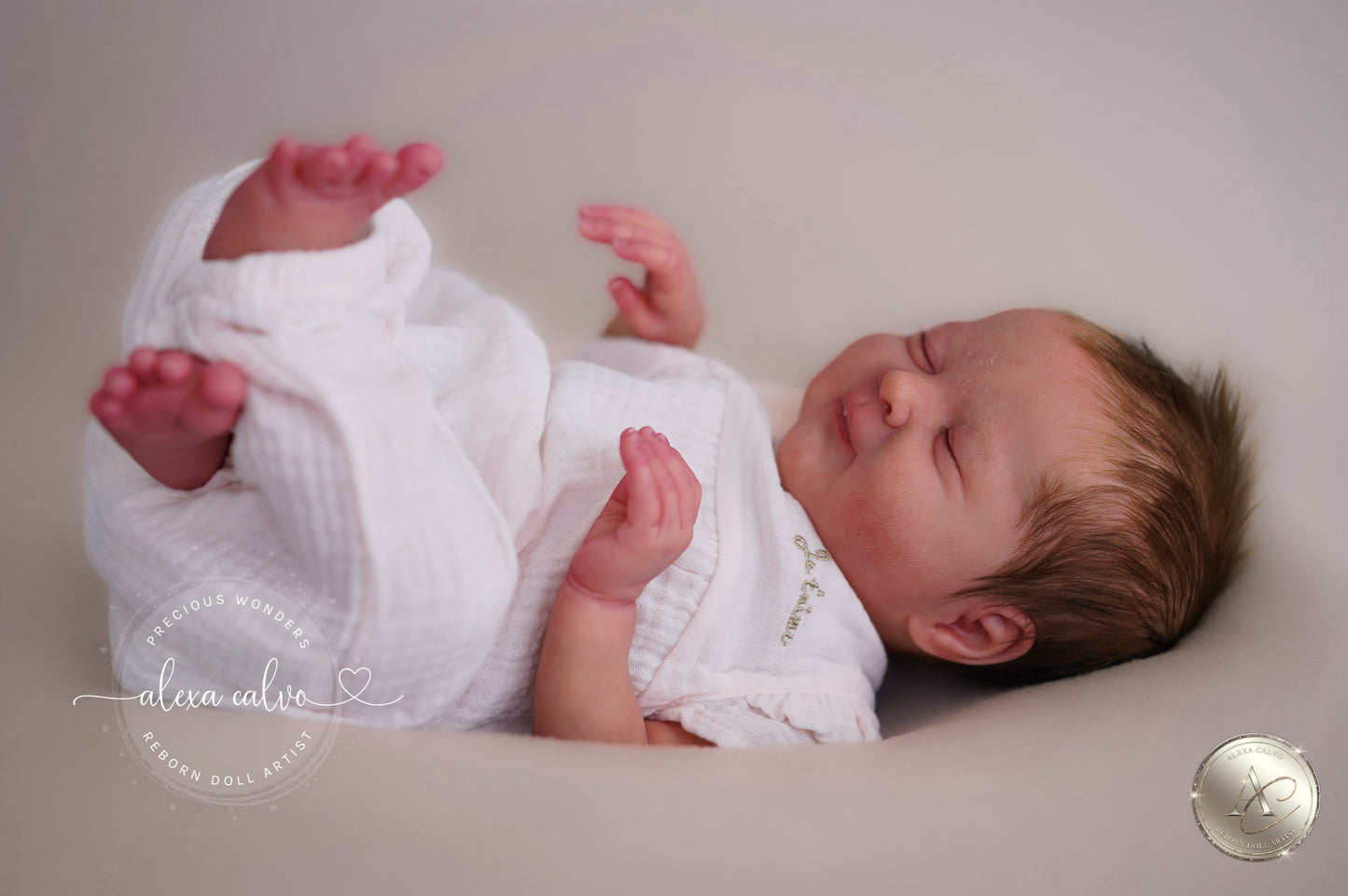 Baby Olivia – Prototyp von Irina Kaplanskaya, Reborn von Alexa Calvo 