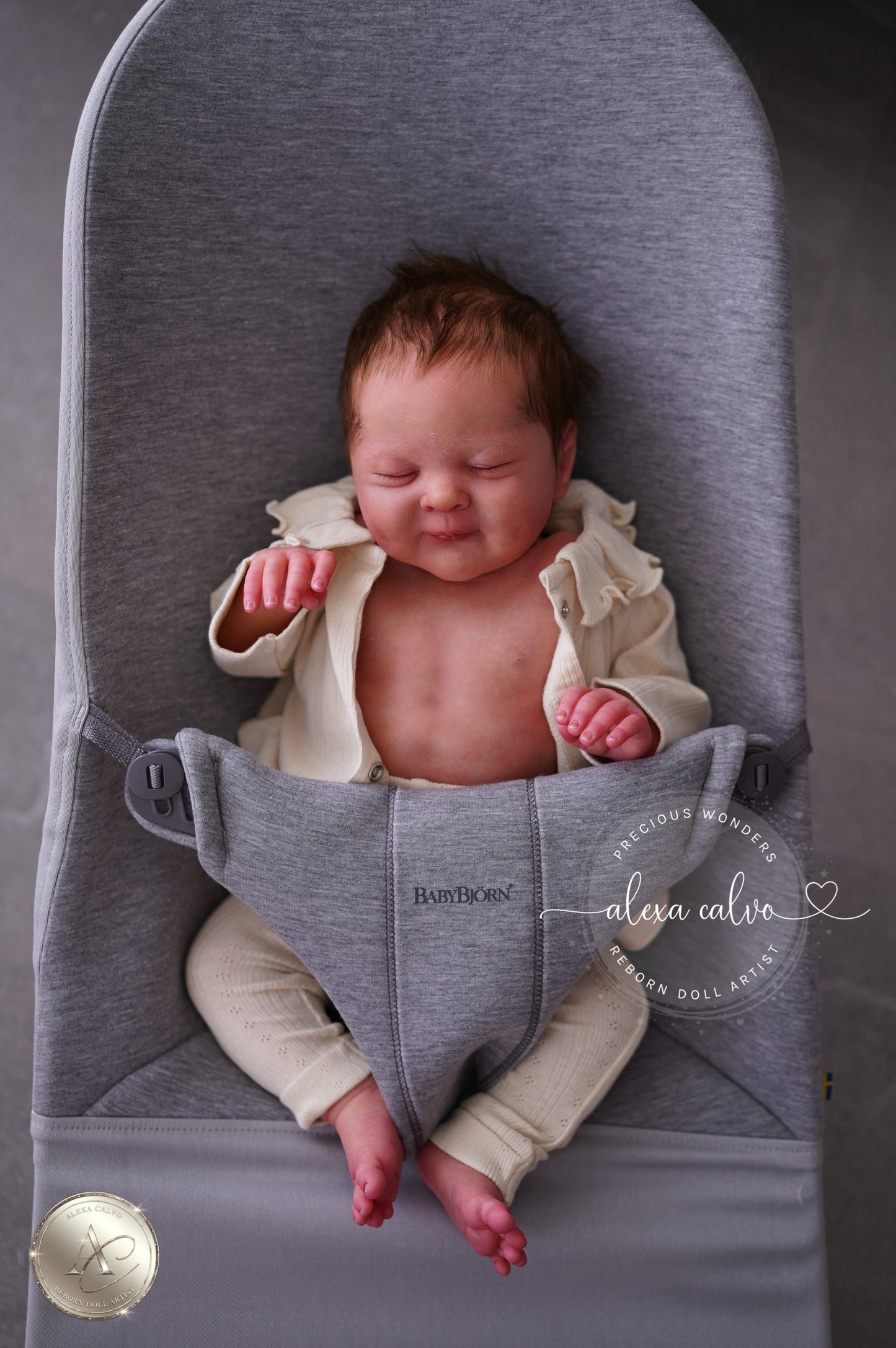 Baby Olivia – Prototyp von Irina Kaplanskaya, Reborn von Alexa Calvo 