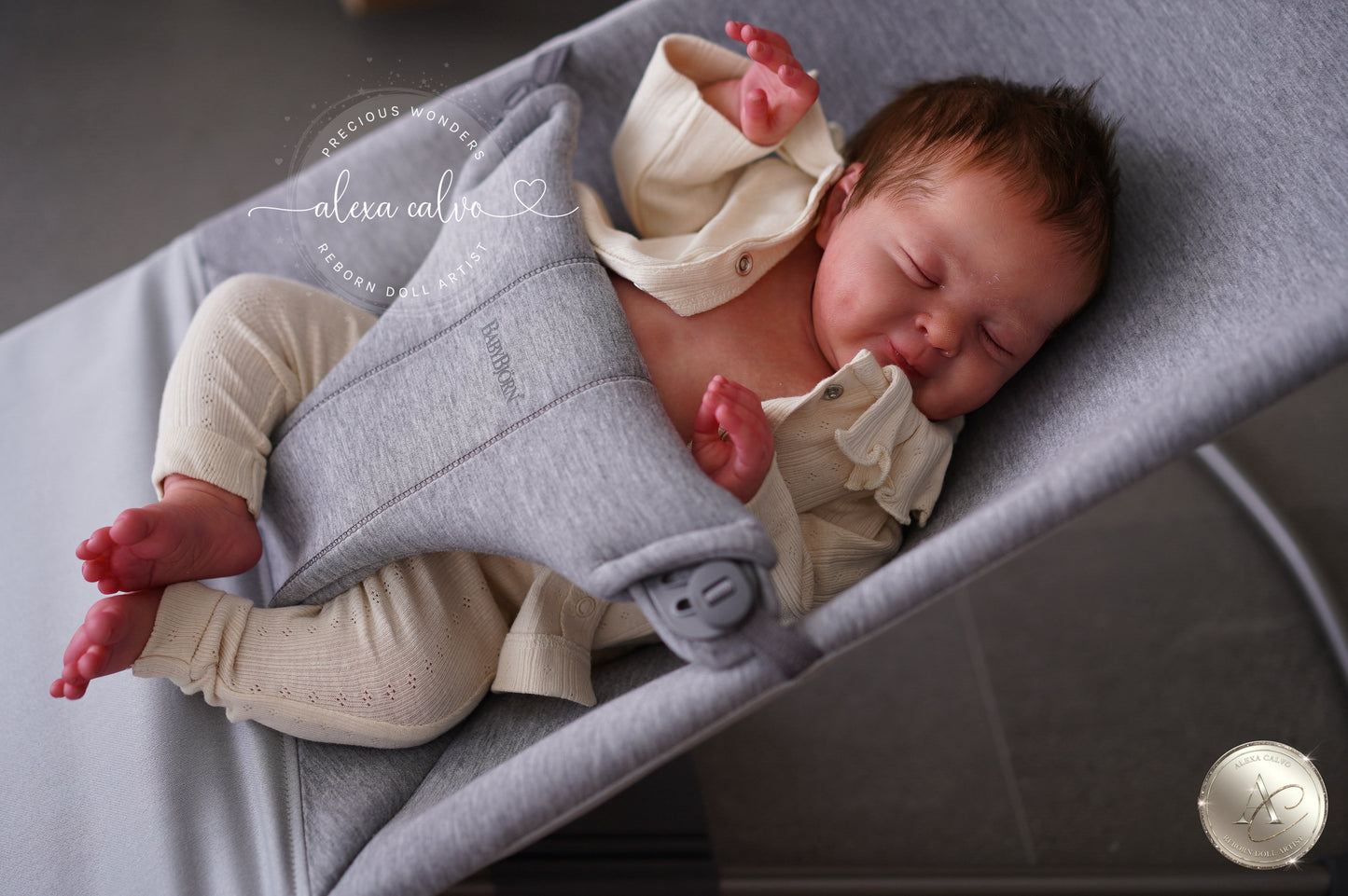 Baby Olivia – Prototyp von Irina Kaplanskaya, Reborn von Alexa Calvo 