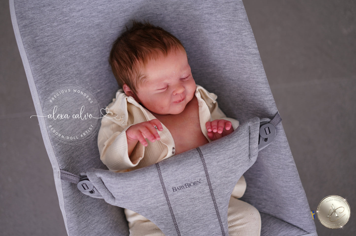 Baby Olivia – Prototyp von Irina Kaplanskaya, Reborn von Alexa Calvo 