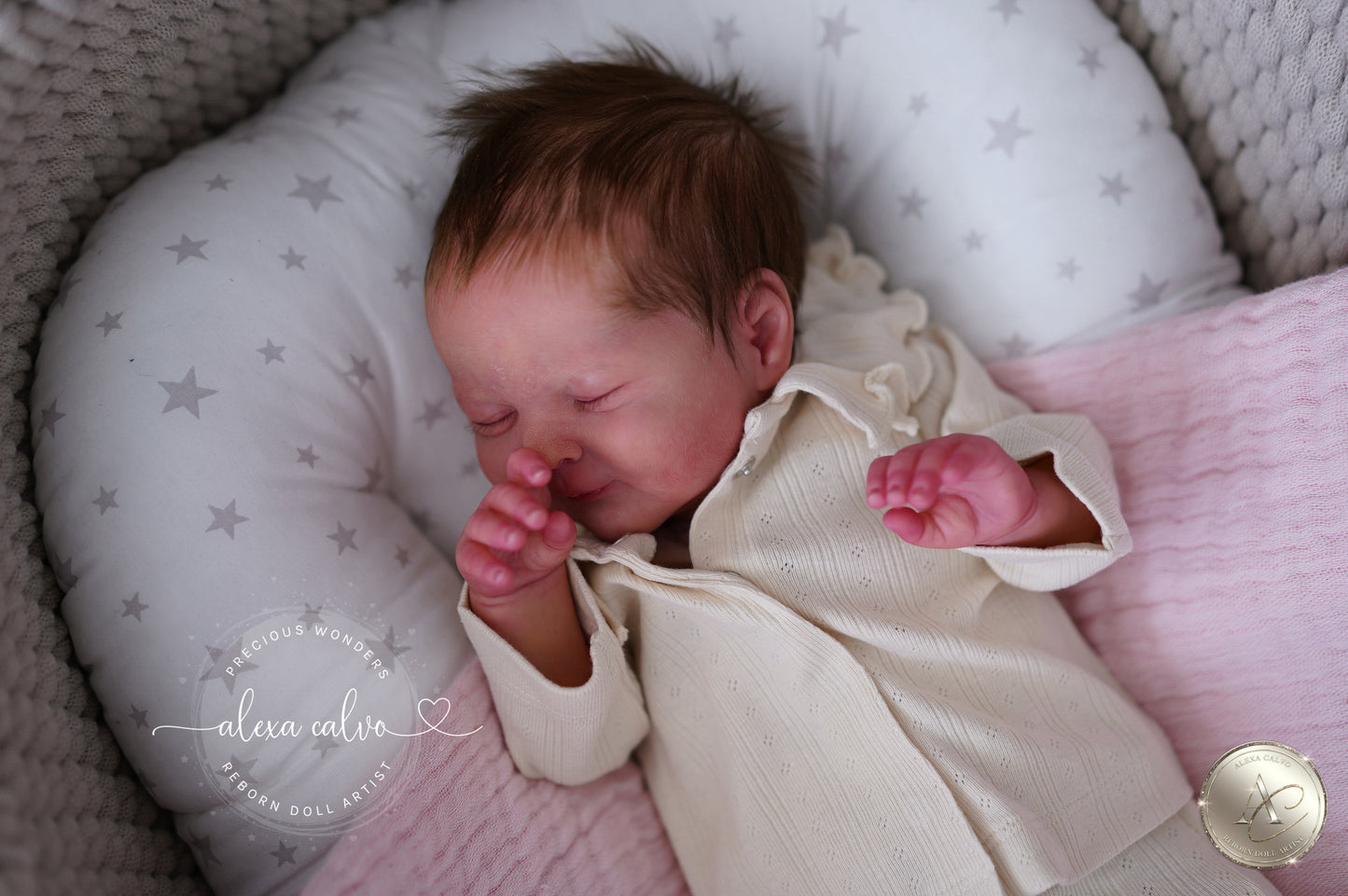 Baby Olivia – Prototyp von Irina Kaplanskaya, Reborn von Alexa Calvo 