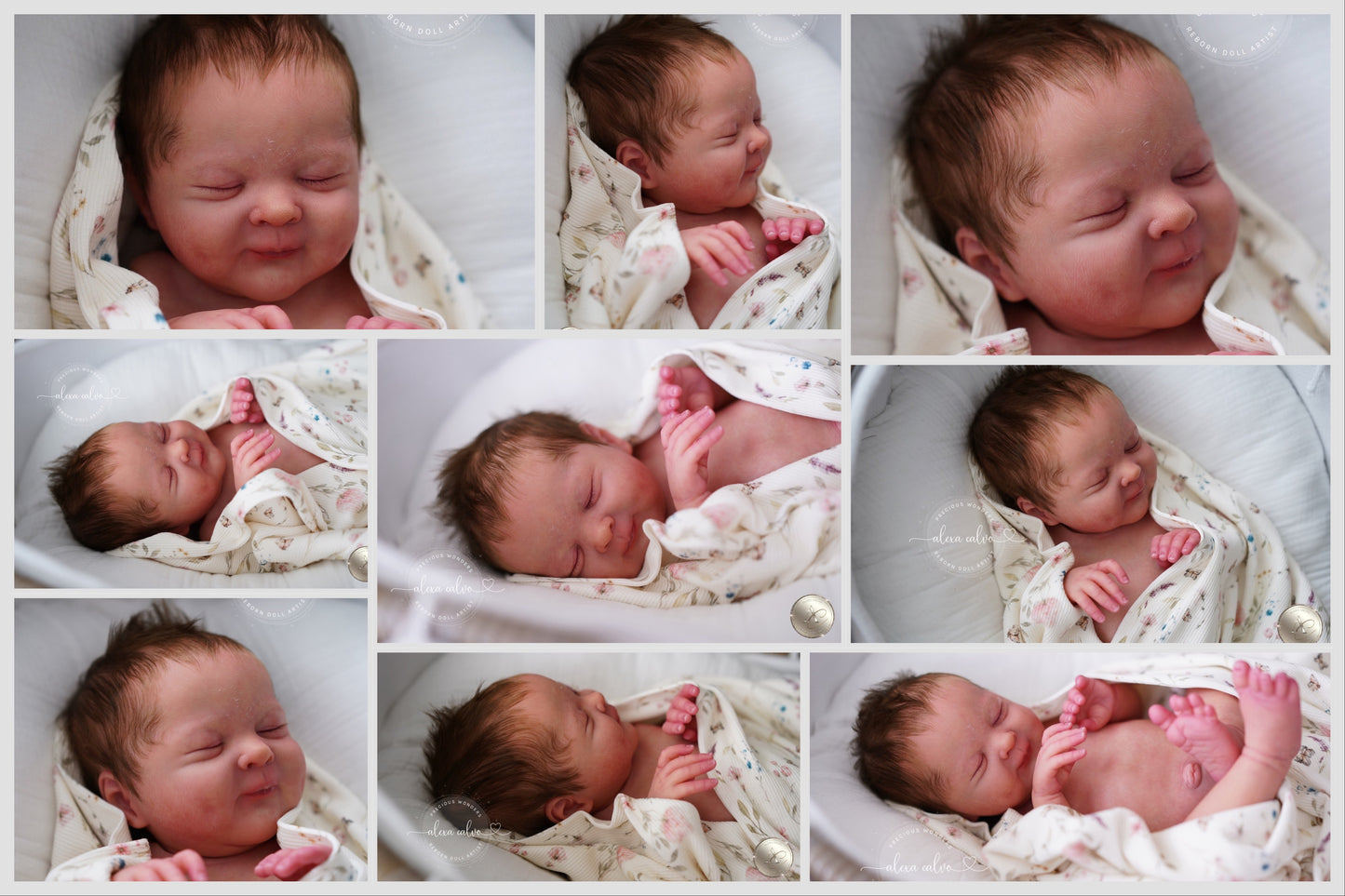 Baby Olivia – Prototyp von Irina Kaplanskaya, Reborn von Alexa Calvo 