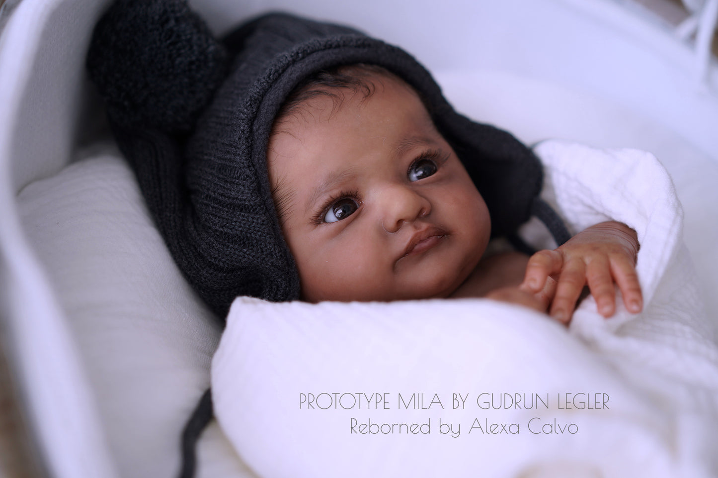 Baby Mila - Prototipo de Gudrun Legler, Reborn de Alexa Calvo