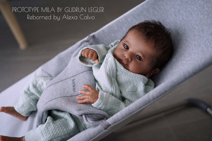 Baby Mila - Prototipo de Gudrun Legler, Reborn de Alexa Calvo